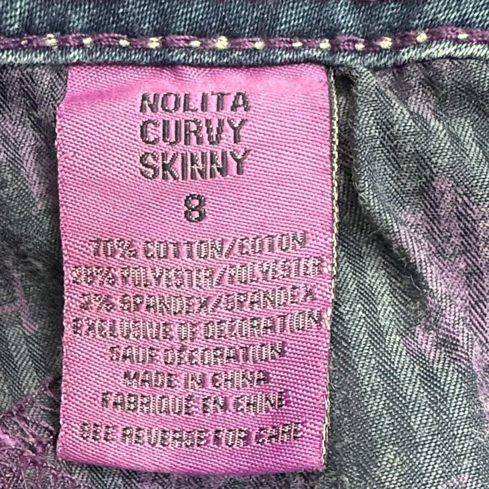Hydraulic Light Blue Nolita Curvy Skinny Jeans Size 8